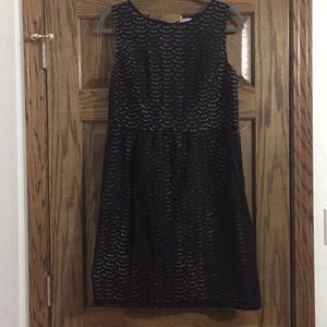 Black Eyelet Dress